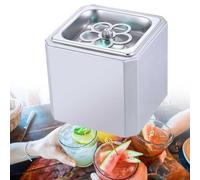 Refroidisseur de verre pour cocktails et bières - Froster instantané en verre CO2 pour bars, restaurants et cuisines - Idéal pour boissons mélangées