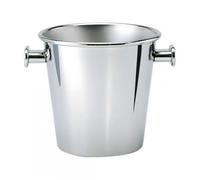 Alessi 5052 Seau avec Poignées Pour deux Bouteilles Bordelaises, Bourguignonnes et à Champagne en Acier Inoxydable 18/10 Extérieur Brillant, Intérieur Satiné