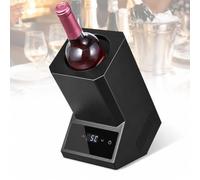 Refroidisseur De Vin Électrique Portable Pour Une Bouteille De Vin De 750 Ml, Avec Thermostat Réglable De 5 À 18 °c, Idéal Pour Les Bouteilles De 750 Ml. Parfait Pour Un Bar À Domicile