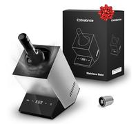 Refroidisseur de vin électrique, seau de refroidisseurs de vin Cobalance pour 750 ml de vin rouge et blanc ou de champagne, refroidisseur de vin sans glace en acier inoxydable