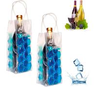 Refroidisseur de Vin en Gel - Bleu, Taille L Vendos85