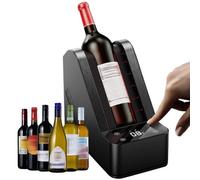 Refroidisseur de vin portable sans glace pour bouteilles de 750 ml, 0 ℃ à 20 ℃ Refroidisseur de bouteille unique pour vin rouge et champagne, pour les amateurs de vin