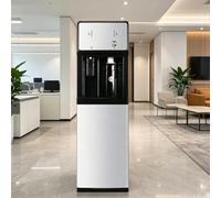 Refroidisseur d'eau à 4 étapes de filtration autonome, alimentation secteur, refroidisseur d'eau froide et chaude, distributeur d'eau à double fonction, convient pour le salon, 2 blancs avec filtre