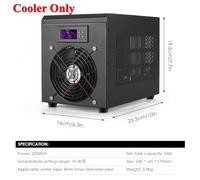Refroidisseur d'eau d'aquarium Plus Chaud avec Pompe 32-212 ° F réglage de température adapté à l'eau 16 Gal for Les Poissons la Maison Équipement de Culture(Cooler Only,220)