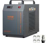 Refroidisseur d'eau industriel, CW-5202, Système de refroidissement à eau avec compresseur intégré, capacité du réservoir d'eau 7 L, débit max. 18 L/min, pour machine de refroidissement pour machines