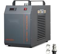 Refroidisseur d'eau industriel CW-5202 - Système de refroidissement par eau avec compresseur intégré, capacité du réservoir d'eau 7 L, débit max. 18 L/min - Machine de refroidissement pour machines de