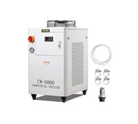 Refroidisseur d'Eau Industriel CW-6000 Gravure Laser CO2 1500W Réservoir 15L 65L/min