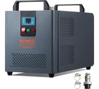 Refroidisseur d'eau industriel, Système de refroidissement de laser avec compresseur intégré, Capacité du réservoir d'eau 12L, 7,2L/min Max. Débit, Puissance de refroidissement 200W Pour la machine de