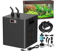 Refroidisseur d'eau pour aquarium, 1/10 à 1 HP pour plongeon froid et bains de glace, compresseur de réfrigération pour hydroponie et récifs coralliens, convient pour réservoirs de 160 L