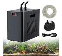 Refroidisseur d'eau pour Aquarium 160 L/42 Gal, 300 L/79 Gal, 500 L/132 Gal, pour Immersion à Froid, Culture de Fruits de mer en Eau Douce/salée, 160 L/42 Gal
