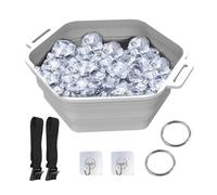 Refroidisseur d'eau pour bain de glace - Panier de refroidissement adapté pour bain de glace | Refroidisseur de bain de glace | Accessoire de douche | Refroidisseur d'eau de bain de glace | Seau de