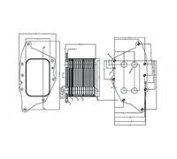 Refroidisseur d'huile 01FSGK MAGNETI MARELLI