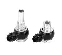 Refroidisseur d'huile 6AN x 1/4 NPSM, raccords à banjo à 90°, connecteur pour refroidisseur d'huile de transmission pour GM 4L80E de 1997 à mi-2010, comprend 2 jeux de raccords à b (UNE)