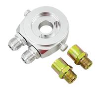 refroidisseur d'huile automobile Adaptateur d'huile en aluminium, refroidisseur sandwich à huile AN10 3/4-16UNF M20X1.5 sw2