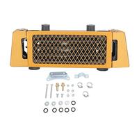 Refroidisseur d'huile de moto en aluminium, radiateur de refroidissement de moteur efficace pour moto de 50cc à 250cc, Dirt Bike ATV