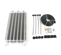 Refroidisseur D'huile De Transmission À Distance En Aluminium,4 Rangées 6 Rangées 8 Rangées,Kit De Convertisseur De Radiateur Manuel Automatique Toc-1001 -6 Row Argent