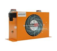 Refroidisseur d'huile hydraulique, 2300 kcal/h Refroidisseur air-huile 12V DC 60 L/min débit, ≤2MPa Refroidisseur d'huile à refroidissement par air pour systèmes hydrauliques et de transmission