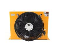 Refroidisseur d'huile hydraulique en aluminium à ailettes et plaques AH1470T-CA Échangeur de chaleur Radiateur d'huile refroidi par air Faible bruit(110DC)