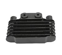 Refroidisseur d'huile Moteur Moteur moteur universel refroidisseur de refroidissement 6 lignes radiateur pour 12 5CC-250CC Moto saleté sculpteur scooter goûter une partie modifiée(Silver m10 x 1.25)