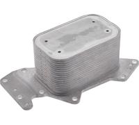 Refroidisseur d'Huile Moteur N°059117021J - Refroidisseur d'Huile de Transmission - pour Audi Q7 2008-2010 en Alliage d'Aluminium Ton Argent - 1 pièce