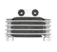 Refroidisseur d'huile Moteur Radiateur de refroidissement moteur universel moto pour 100cc-250cc 65 ml saleté VTT Fracteur(Silver m12 x 1.25)