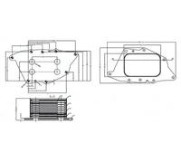 Refroidisseur d'huile RO0049 MAGNETI MARELLI