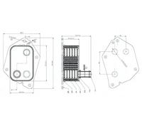 Refroidisseur d'huile RO0060 MAGNETI MARELLI