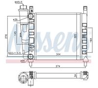 Refroidisseur Du Moteur D'Eau Convient pour Fiat Nations Unies 146A / E 45