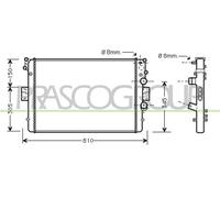 Refroidisseur Du Moteur D'Eau Convient pour Iveco Daily III Plateau/Châssis De