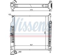 Refroidisseur Du Moteur D'Eau Convient pour Jeep Cherokee KJ 2.8 CRD 4x4 2.5