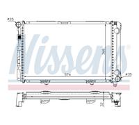 Refroidisseur Du Moteur D'Eau Convient pour Mercedes 190 W201 E 2.0, D