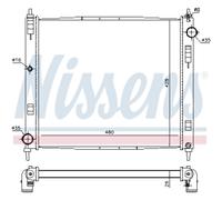 Refroidisseur Du Moteur D'Eau Convient pour Nissan Juke Cube F15 1.5 DCI Z12