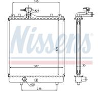 Refroidisseur Du Moteur D'Eau Convient pour Suzuki Événement Fh 1.3 1.5 Sport