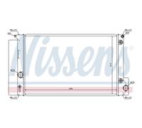Refroidisseur Du Moteur D'Eau Convient pour Toyota Avensis Break T27 2.0