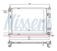Refroidisseur Du Moteur D'Eau pour Hyundai IX20 Kia Venga Jc 1.4 1.6 YN