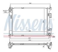 Refroidisseur Du Moteur D'Eau pour Hyundai IX20 Kia Venga Jc 1.6 Crdi 1.4 YN