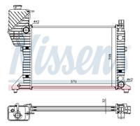 Refroidisseur Du Moteur D'Eau pour Mercedes Sprinter 2-T Boîte 901 902 903