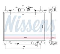 Refroidisseur Du Moteur Refroidisseur D'Eau Convient pour Mazda 2 DL Dj 1.5