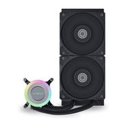 Lianli Galahad II Lite 240 Performance Black PBT Refroidisseur de processeur refroidi à l'eau, compatible avec LGA1700 / LGA1851/ AM4 / AM5 Radiateur de 240 mm d'épaisseur LL-GA2L-240P-BK