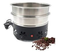 Refroidisseur électrique de grains de café, refroidisseur de torréfaction en acier inoxydable avec filtre double couche, refroidisseur rapide d'une capacité de 600 g, machine de refroidissement