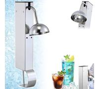 Refroidisseur en verre CO2,équipement de bar en acier inoxydable,avec éclairage d'ambiance LED,for le vin, la bière,le service de cocktails dans les restaurants, les hôtels