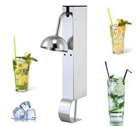 Refroidisseur en verre de CO2, -45C Froster instantané pour cocktails Vin de bière, machine de congélateur de tasse de refroidissement 6S avec néon, refroidisseur de boisson électrique commercial pour
