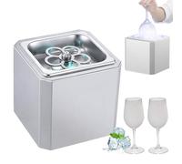 Refroidisseur en Verre Givre CO2 pour Bière - Glaceur Instantané - 4~6 Secondes par Verre, Congèle Rapidement Les Verres à -45°C, Les Outils de Barman, Acier Inoxydable, Facile à Nettoyer