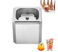 Refroidisseur en verre instantané 6s, garantit une saveur pure et non diluée for le champagne et les cocktails, avec lumières LED, qualité commerciale, for les bars et pubs à grand volume