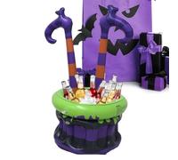 Refroidisseur gonflable pour fêtes | Seau à boisson en forme de chaudron de sorcière, seau à vin portable pour l'extérieur, restaurant, fête, mariage, Halloween, anniversaire, cocktail, camping
