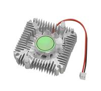 Refroidisseur GPU - Radiateur de refroidissement à air en aluminium, système de dissipation de la chaleur à faible bruit | Distance du trou de puce de 55 mm, solution de refroidissement PC compacte