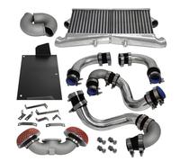 Refroidisseur intermédiaire Kit Refroidisseur Intermédiaire En Aluminium Pour Nissan Pour 300ZX Twin Turbo Fairlady Z32 VG30DETT(Le noir)