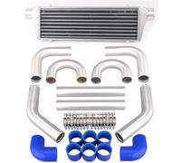 Refroidisseur intermédiaire Turbo Intercooler 450x180x65mm 2.5 Pouces Tube D'entrée Aileron Turbo Tuyau Aluminium Kit Tuyauterie Tuyauterie Universelle Accessoire Voiture