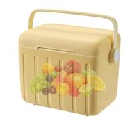 Refroidisseur isolé - Boîte isolée en plein air avec 6 sacs à glace - 6 l - Refroidisseur de pique-nique portable pour boissons quotidiennes - Chaussures de randonnée - Camping - Sport - Barbecue