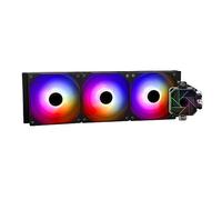 Refroidisseur Liquide CPU 360 ARGB 5V, Ventilateur CPU 3 Broches, dissipateur Thermique de Refroidissement à Eau intégré for 1700 115x AM5(AE 360 BK V3 ARGB)